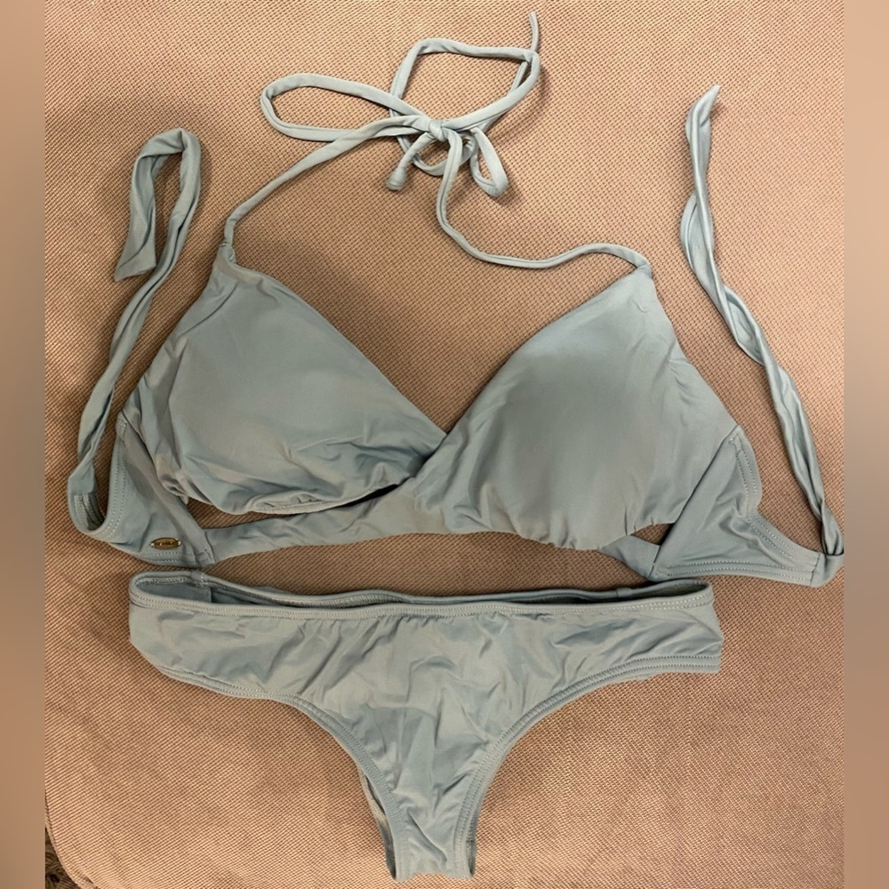 O'NEILL Women's Salt Water Solids Wrap Bikini Set - Picture 8 of 9